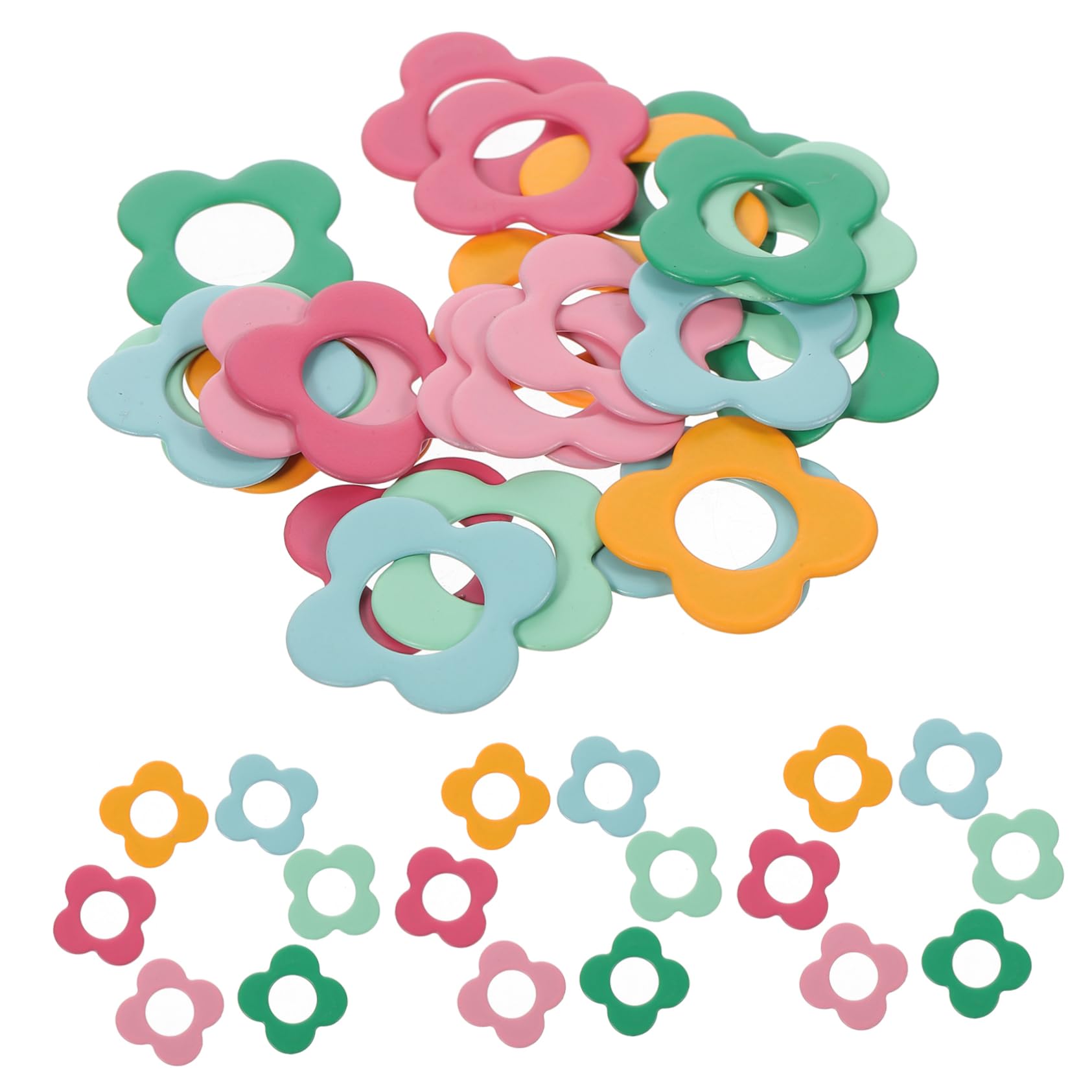 STOBOK 240piezas Marcadores De Puntadas Metálicos Forma De Para Ganchillo y Anillos De Marcadores De Punto De Aleatorios De Manualidades Para Proyectos De
