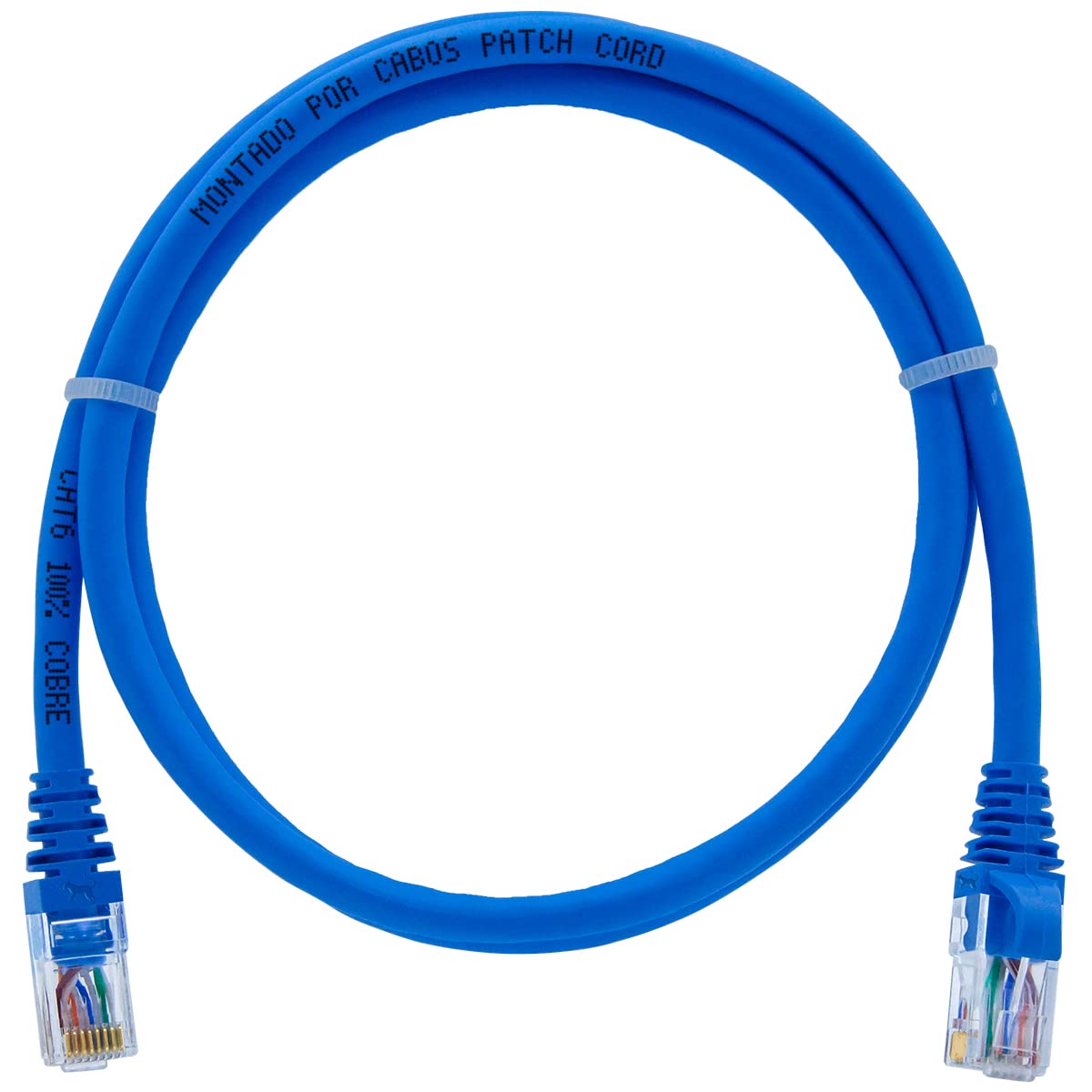 Cabo de Rede 1 Metro Patch Cord Cat6 100% Cobre Furukawa Sohoplus 1m (Blue)
