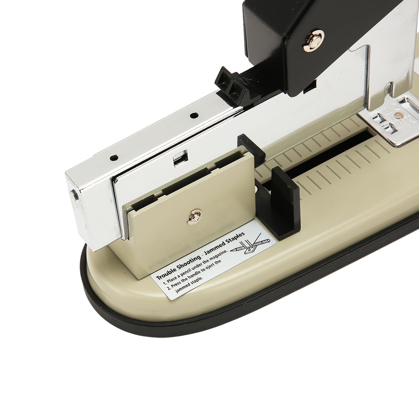 Cucitrice da ufficio con capacità di 210 fogli, cucitrice da scrivania ergonomica con piedini antiscivolo, cucitrice scolastica a grande capacità per uso domestico, in ufficio e