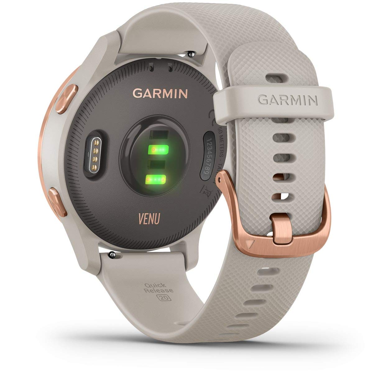 ガーミン venu Amazon | GARMIN Venu Light Sand/Rose Gold 010-02173-27 | ガーミン