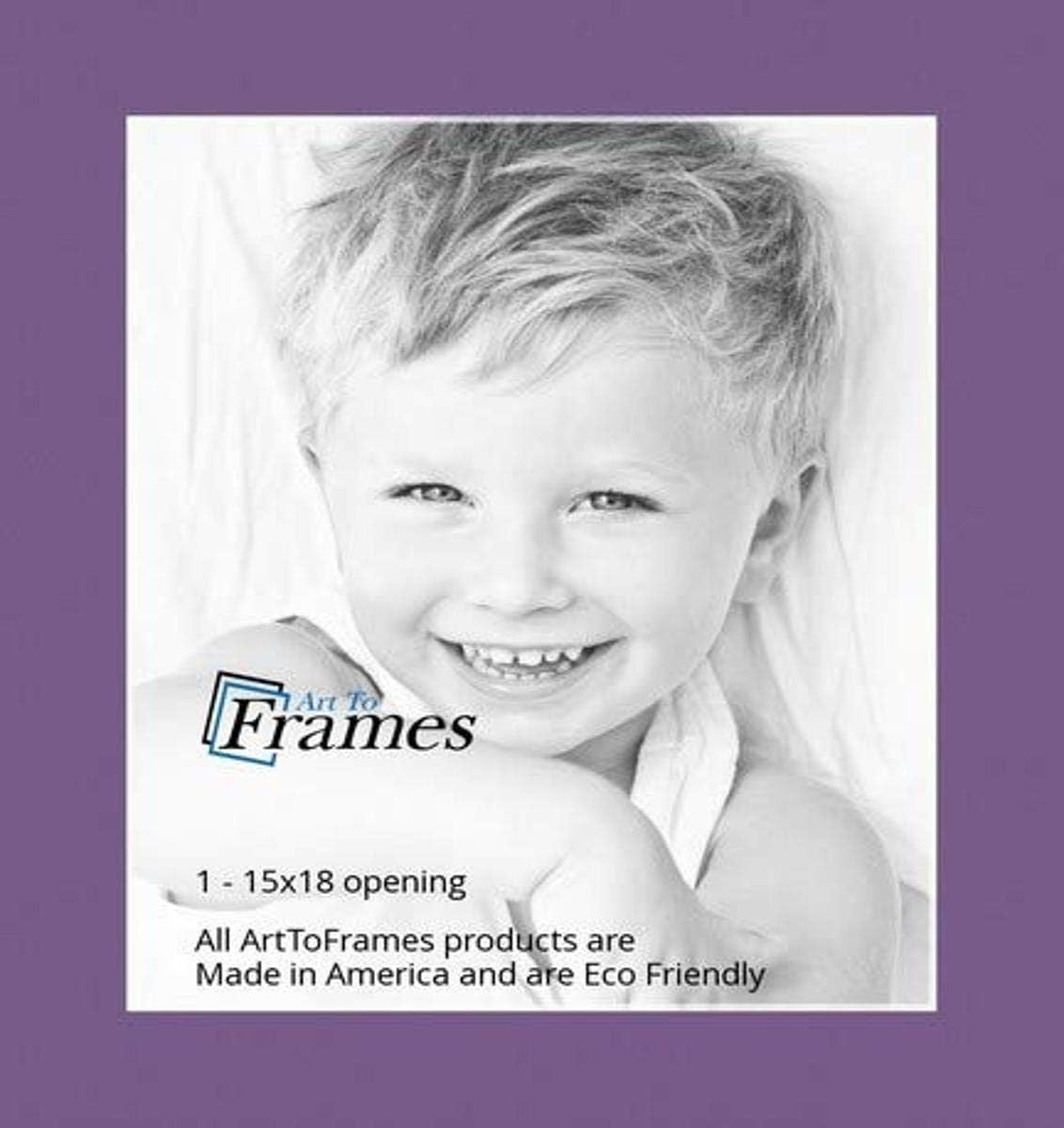 13x25 Purple Iris / Grape Custom Mat for Picture Frame with 9x21 opening size (Mat Only, Frame NOT Included)