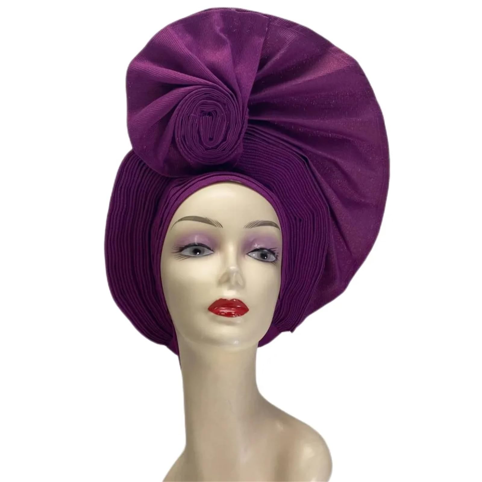 Turbante africano para fiesta de boda, turbante africano nigeriano, turbante para mujer