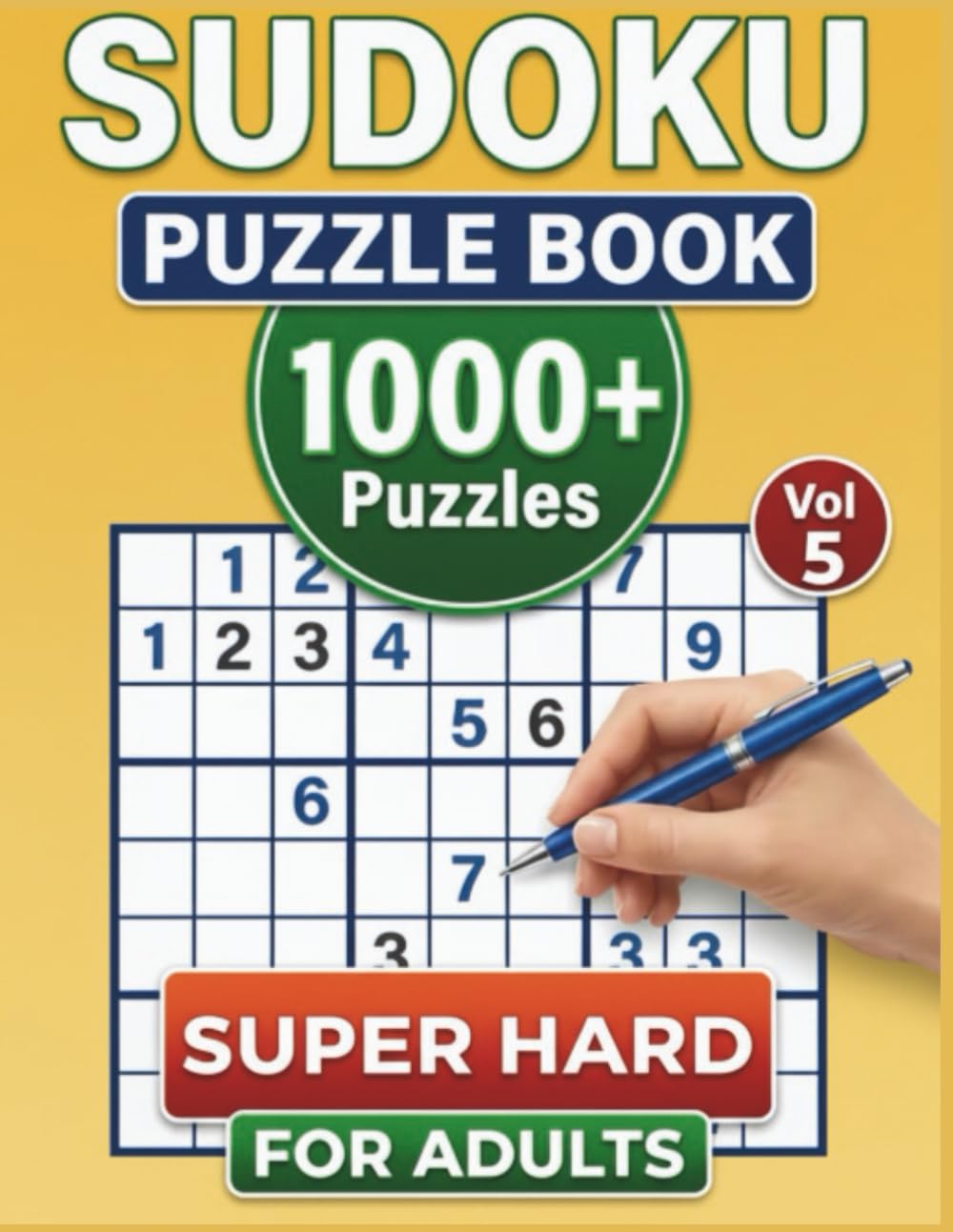 Super Hard Sudoku Puzzle Book for Adults: Elite-Level Sudoku Challenges for Expert Solvers | Solutions Included (Sudoku Puzzle Books for Adults – All Difficulty Levels)