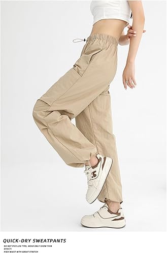 45R カーキー　パンツ　レディース Amazon | [ZXCVWWE] パラシュートパンツ カーキパンツ