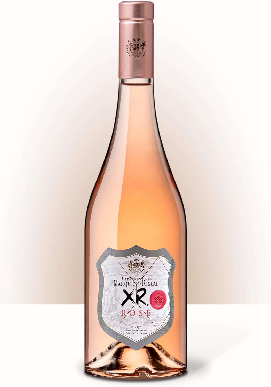 XR Rosé de Marqués de Riscal - Denominación de Origen Calificada Rioja, Vino Rosado, Variedad Tempranillo, 24 meses en barrica, Botella individual de 750 ml