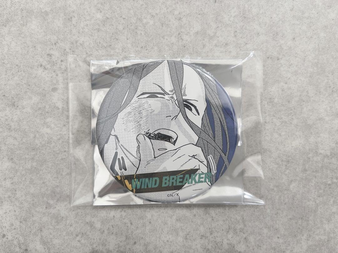 02 杉下京太郎 WIND BREAKER ジュエリー缶バッジ 原作絵 02 杉下京太郎