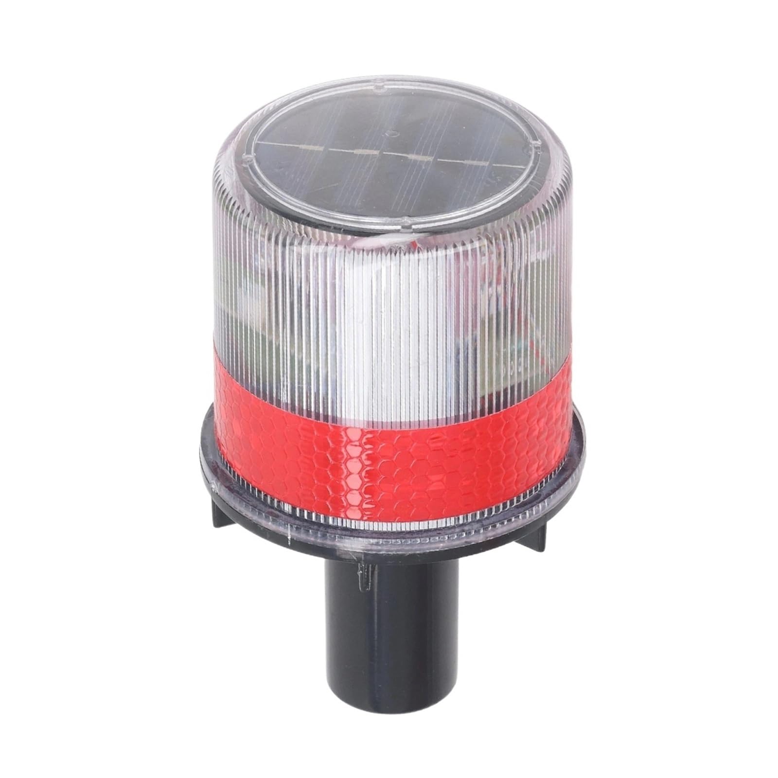 WXVFX Boat Solar Powered LED Strobe Light PC Shell Reflective Waterproof Switch Beacon Warning Light Lamp Safety Strobe