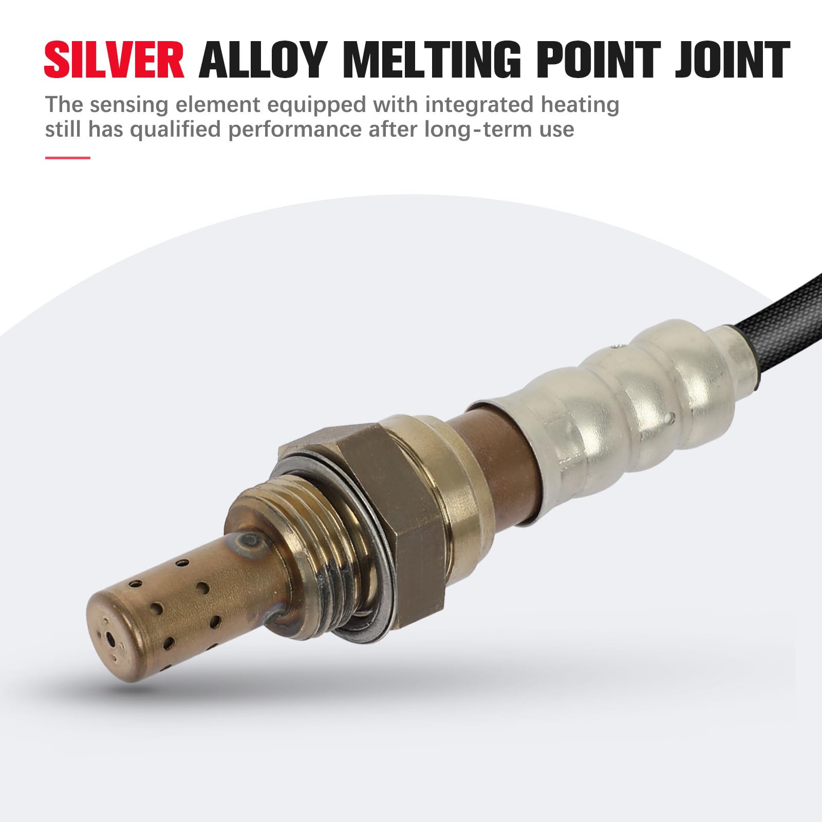 TECHIE 酸素 O2 センサー 234-3002 アップストリーム フィット 1987-1991 フォード マスタング トーラス QIJIAUTO O2 酸素センサー アップストリーム 1986-1990 フォード E-150 エコノライン 1987-1990 フォード  F-150 F-250 234-3002用