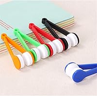 Vista 7 de LERORO 12 piezas de mini gafas de sol, gafas de microfibra limpiador de gafas de microfibra cepillo suave herramienta de limpieza mini gafas