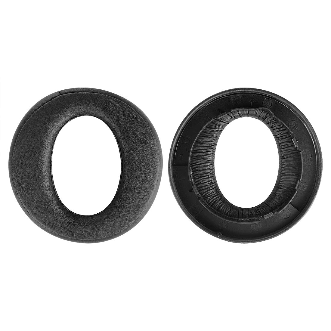 Geekria Earpad zamiennik do PlayStation Platinum bezprzewodowy zestaw słuchawkowy, PS4 platyna bezprzewodowy zestaw słuchawkowy nausznik/poduszka/nauszniki naprawcze części (czarne)