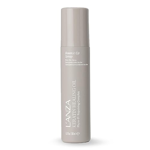 Miniatura 8 de L'ANZA Aceite curativo de queratina en aerosol de acabado lustroso, spray para el cabello aumenta el brillo y el volumen, sujeción duradera, acabado