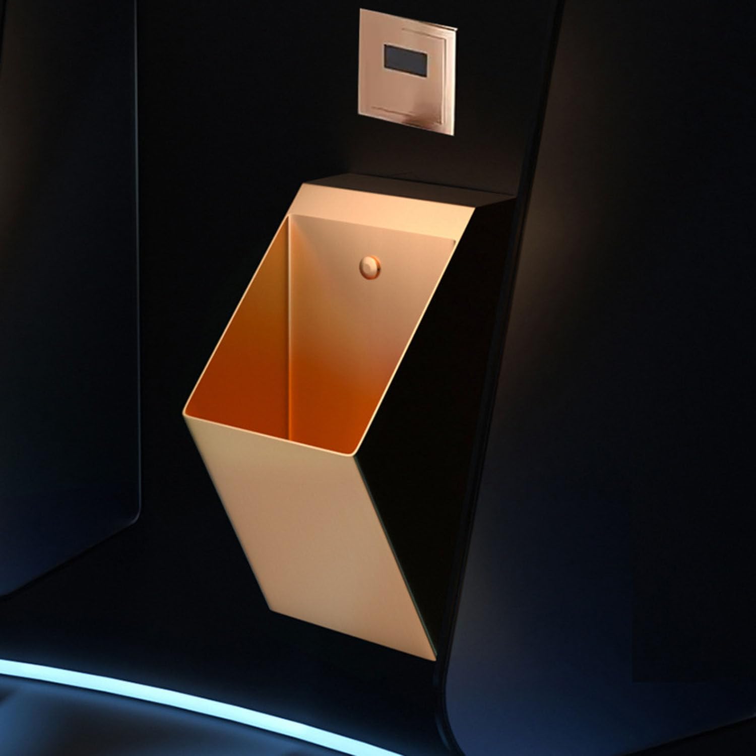 OTQEFTN Vertical Urinal Toilet,Wall-Mounted Men's Flushing Urinal,304 Stainless Steel Urinal,Intelligent Induction Flush Urinal,Automatic Sensor Urinal Toilet