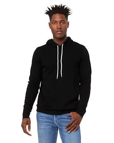 Bella + Canvas Unisex Poly-Cotton Fleece Pullover Hoodie (3719) DEEP