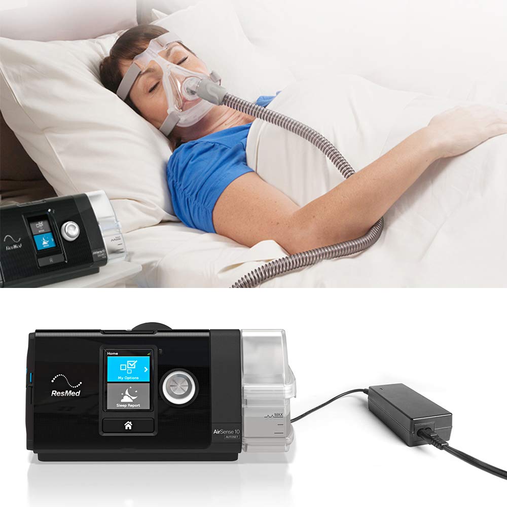 Resmed Airsense 10 Chargeur, TAIFU 24V 3.75A Alimentation Adaptateur pour All ResMed AirSense 10, AirStart 10 CPAP Machine & AirCurve 10, Lumis VPAP BiLevel Series 90W ResMed S10 370001 37344 37028