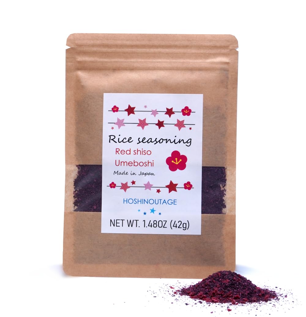 Amazon.com : HOSHINOUTAGE Japanese Furikake Rice Seasoning Red