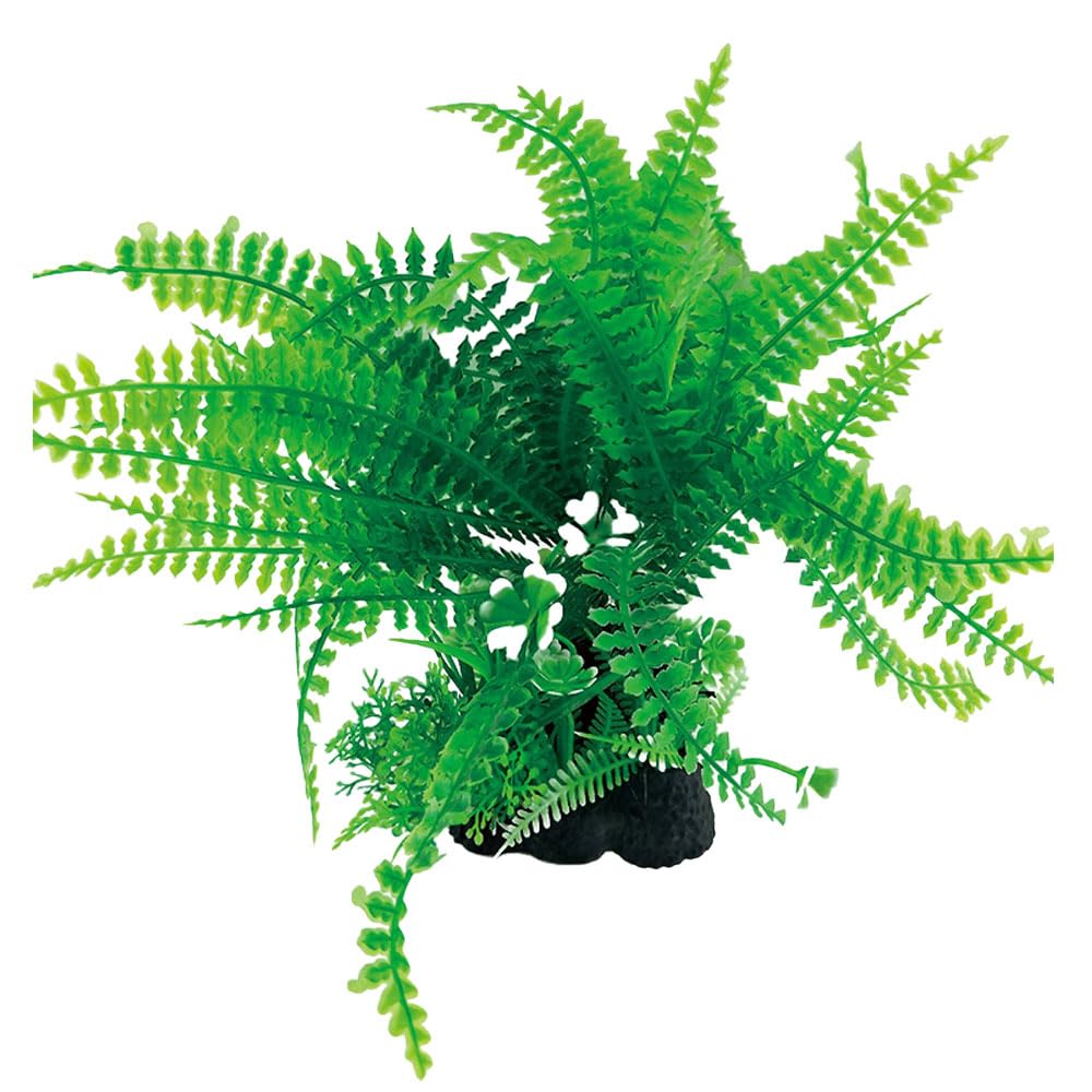 Swell Uk Green Swell Pointed Fern Artificial Plant Aquarium Décor