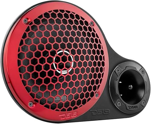 Miniatura 7 de DS18 EN8P Abs de alta densidad de 2 vías universal para altavoz de 1 x 8 y 1 tweeter de 2.95 pulgadas, para todos los elementos, automóviles,