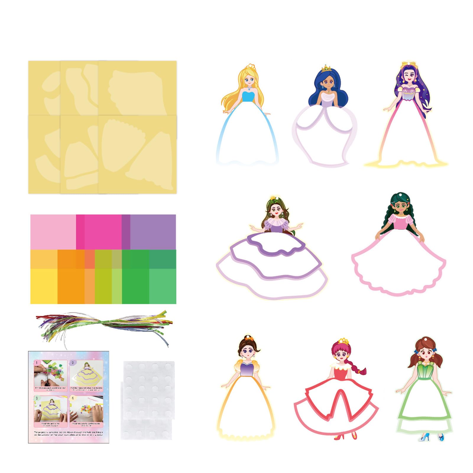 Hsioluted Princess Handcraft Paper Butterfly Craft Set For Creative Projects Home And Decoration With Friendly Materials Butterfly Decors Craft