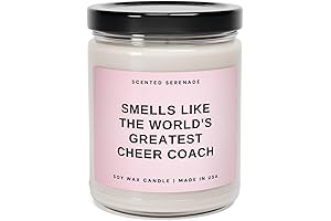 World's Greatest Cheer Coach Candle: A Perfect Tribute for Champions