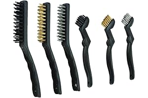 Oil Eater Premium 6-Piece Kit - Wire Brush Assortment for Engine Cleaning