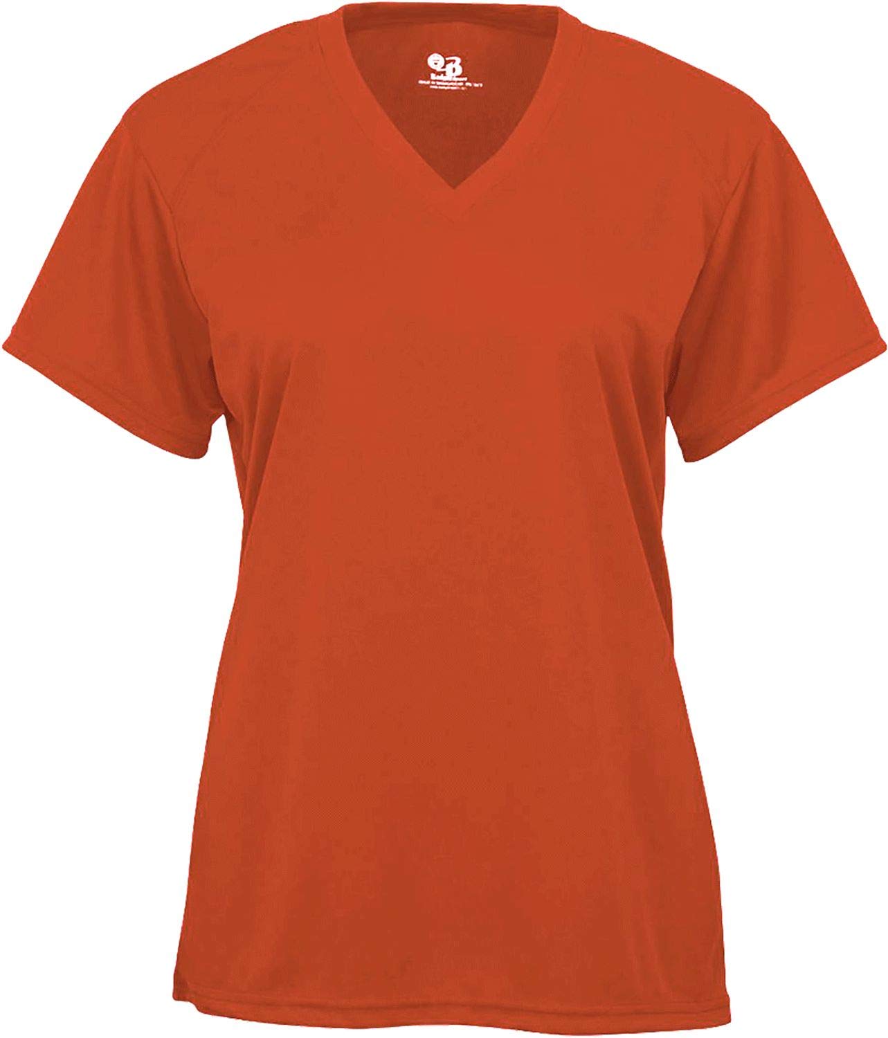 Badger Sports B-Core Ladies' V-Neck Tee Burnt Orange X-Large