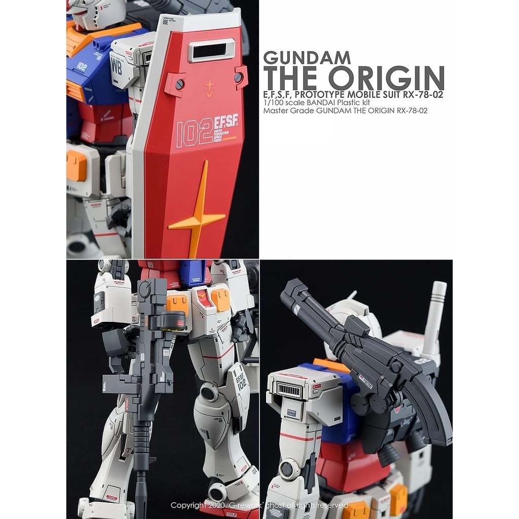 Amazon | ［MG 1：100］ RX-78-2（THE ORIGIN版）仕様用 水転写式