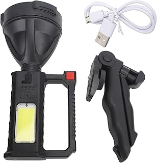 Handheld Spotlight Strong Light Durapower Rechargeable Spotlight Spot Lights Hand Held 200,000 Lumens Large Flashlight Handheld Spotlight Lightweight Super Bright Flashlight