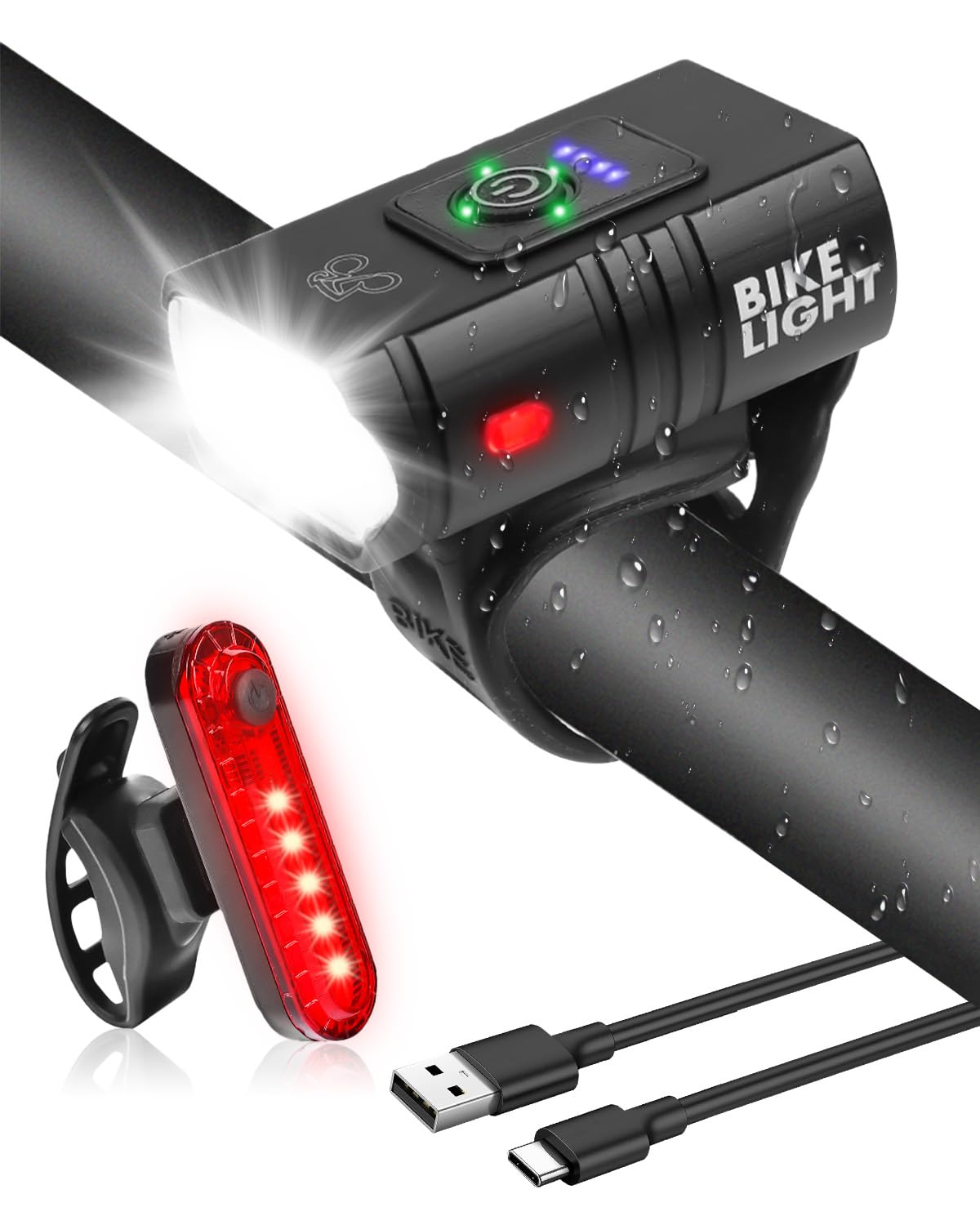 Eclairage Avant Led Ultra Puissant Lampe Vélo Usb Rechargeable Lumière