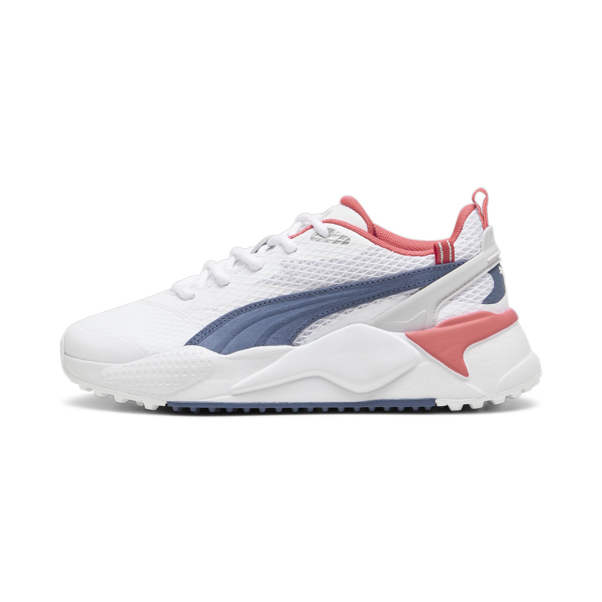 【momocoさま】PUMA♡ゴルフシューズ ホワイト/ピンク/ブルー Amazon.co.jp: PUMA: ゴルフシューズ