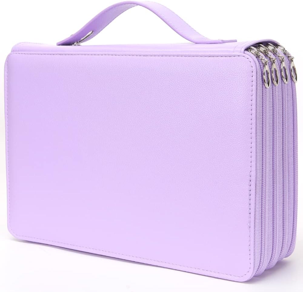 Vomgomfom Colored Pencil Case 200 Slots Pencil Holder