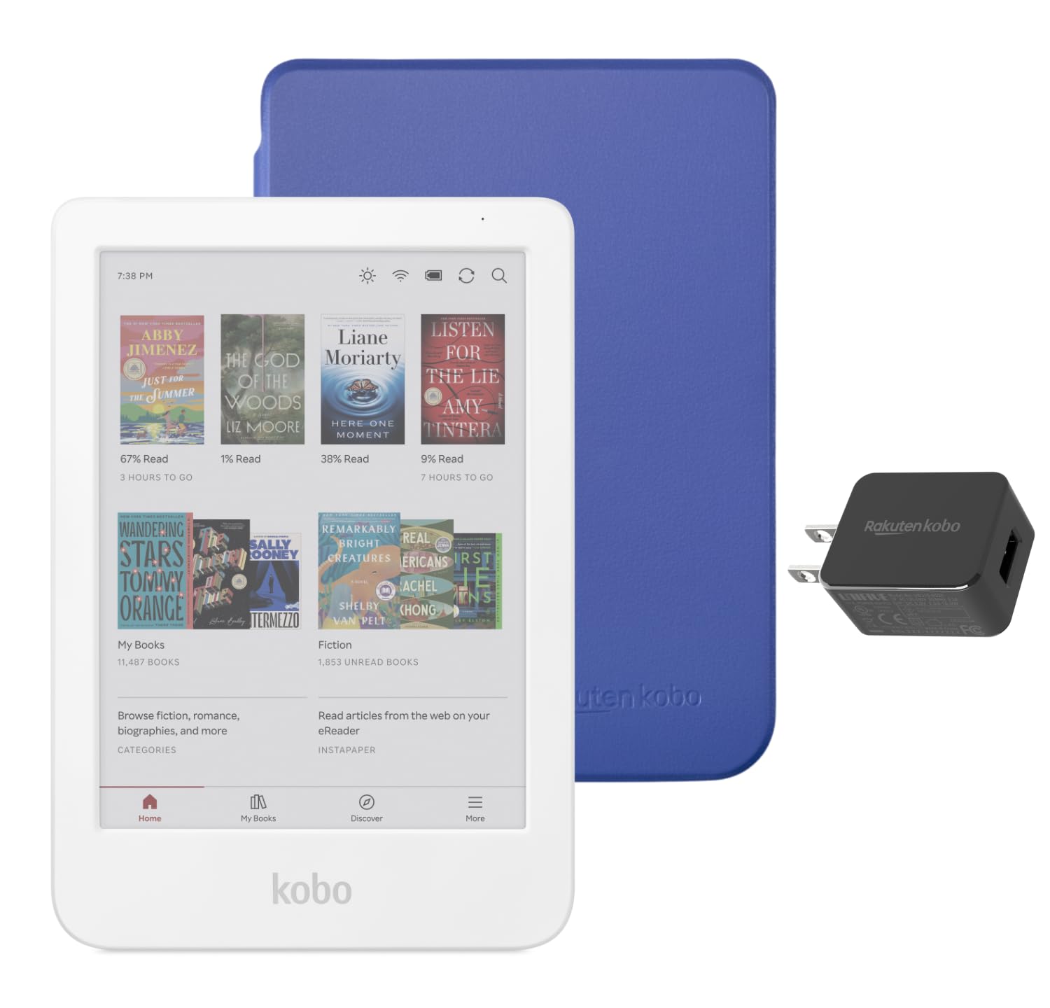 Amazon.com: Kobo Clara Colour eReader (White) with Case Bundle