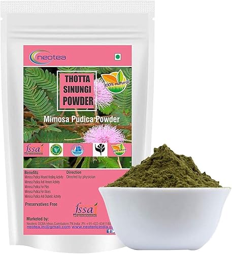 Miniatura 2 de DKM Thotta Sinungi | Mimosa Pudica en polvo, 10.58 oz, 10.5822 onzas