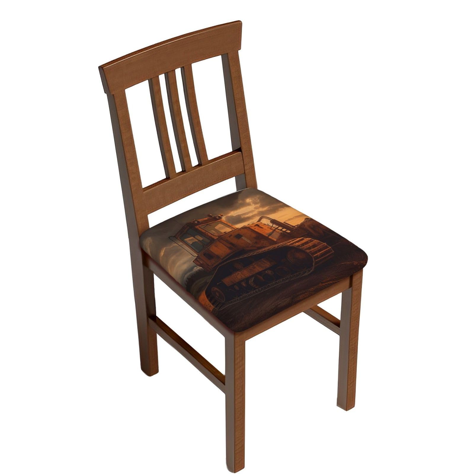 Housse de tabouret de bar carrée lavable pour protéger vos chaises des taches