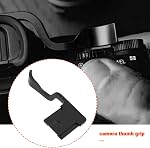 Hot Shoe Thumb Grip Aluminum Alloy Compatible with Fujifilm Compatible with Fuji XT-1 XT-2 XT-3 X-T30 XT20 XT10 XT30 II, Black