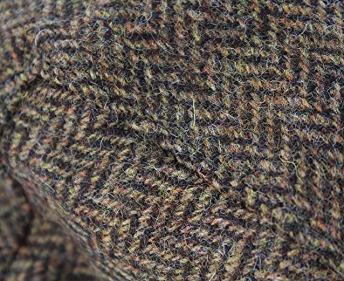 Flat Cap for Men Made in Ireland Irish Hat Flat Cap 100% Irish Wool Brown L - Thumbnail 7