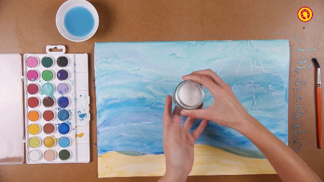 Jovi - Aquarelle avec Pinceau, 22 godets, Couleurs Brillantes et Intenses | Peinture facile à diluer à l'eau et à séchage rapide, Sans Gluten