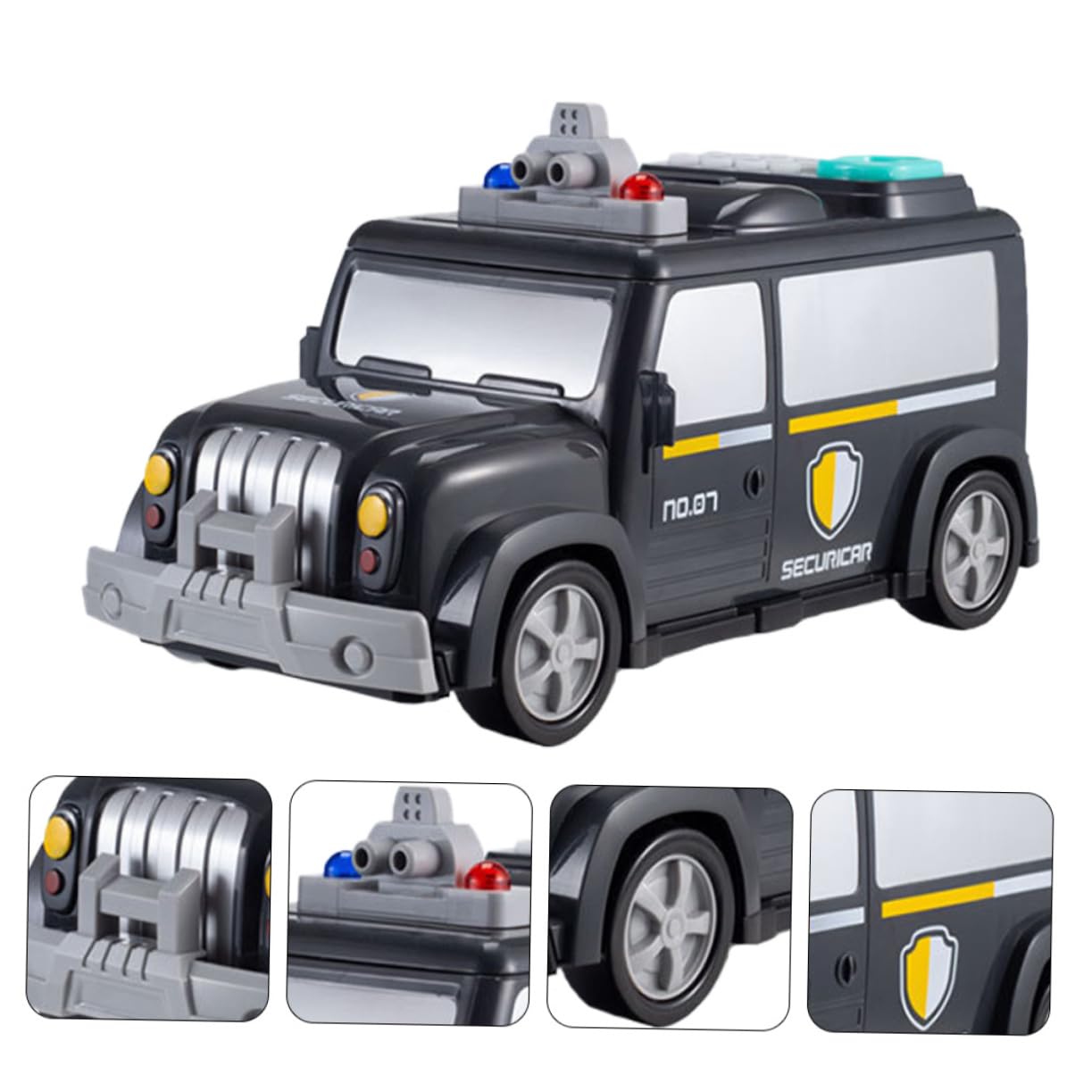 Toddmomy 1 Set Automatic Banknote Rolling Educational Plaything for Double Password Protection Lighting Sound Effects Fun Saving Habit Trainer