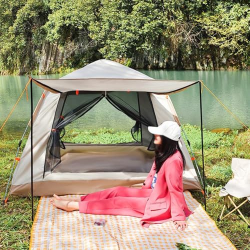 Carpa instantánea impermeable para camping familiar, 5 personas miniatura 3