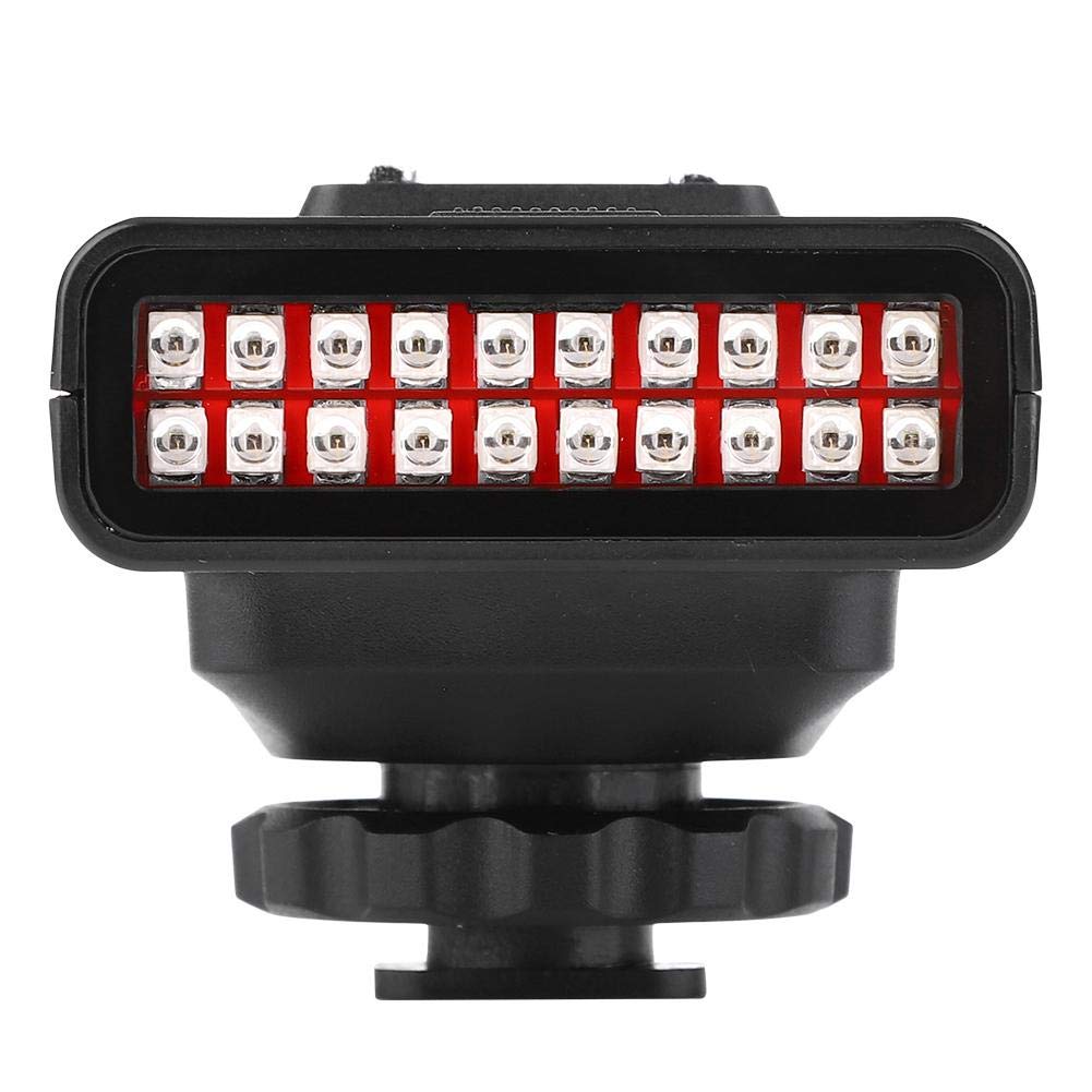 Kamera-Infrarot-Nachtsicht, tragbare LN-3 IR-Nacht-LED-Licht 20PCS Lampen, USB wiederaufladbare einstellbare Illuminator Ersatz, für Indoor Outdoor Fotografie Beleuchtung Zubehör