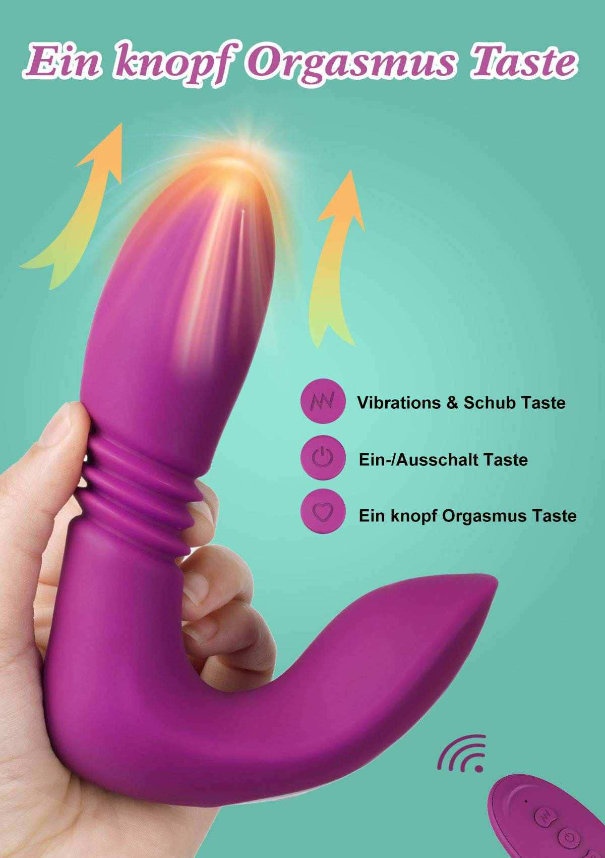 G-Spot Clitoris Vibrators with Shock Function, Dildo Massager with Dual  Motor, Rechargeable Butterfly Vibrator with Remote Control : Amazon.de:  Health & Personal Care