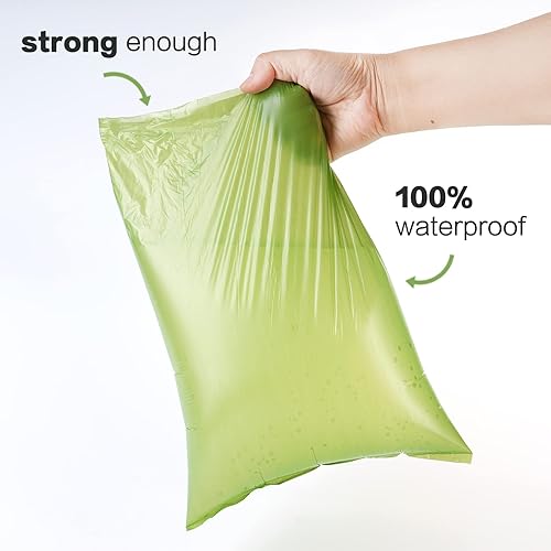 Vista 3 de Bolsas de excremento de perro, rollos de bolsas de basura de mascotas, bolsas de excremento para perros, bolsas de excremento garantizadas a prueba