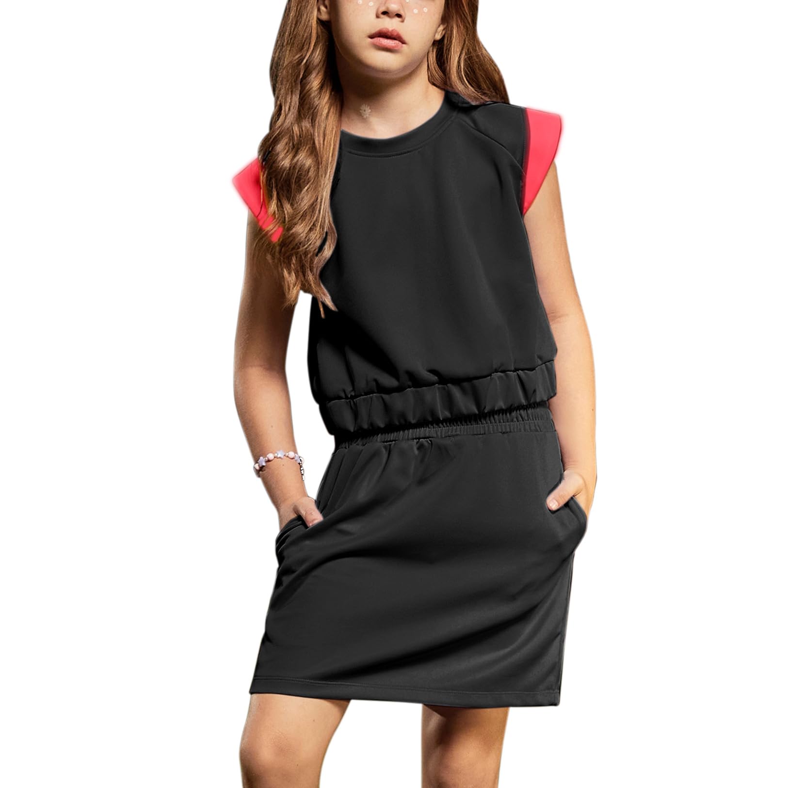 CHILDRENSTAR Girls 2 Piece Skort Outfits Trendy Clothes Kids Athletic Set