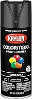 Vista 55 de Krylon K05562007 COLORmaxx Acabado transparente acrílico para uso en interiores y exteriores, color cristal satinado, 11 onzas (paquete de 1)