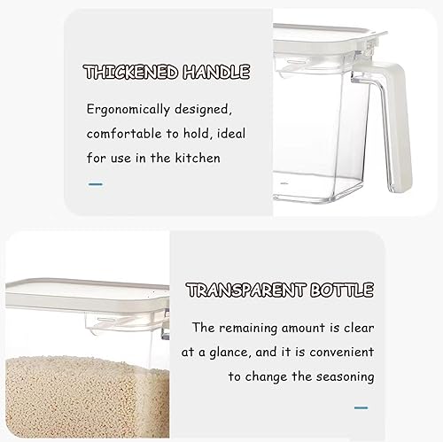 Miniatura 5 de Caja de especias, caja de especias montada en la pared, tarros de especias, caja de condimentos de cocina para el hogar, caja de almacenamiento de