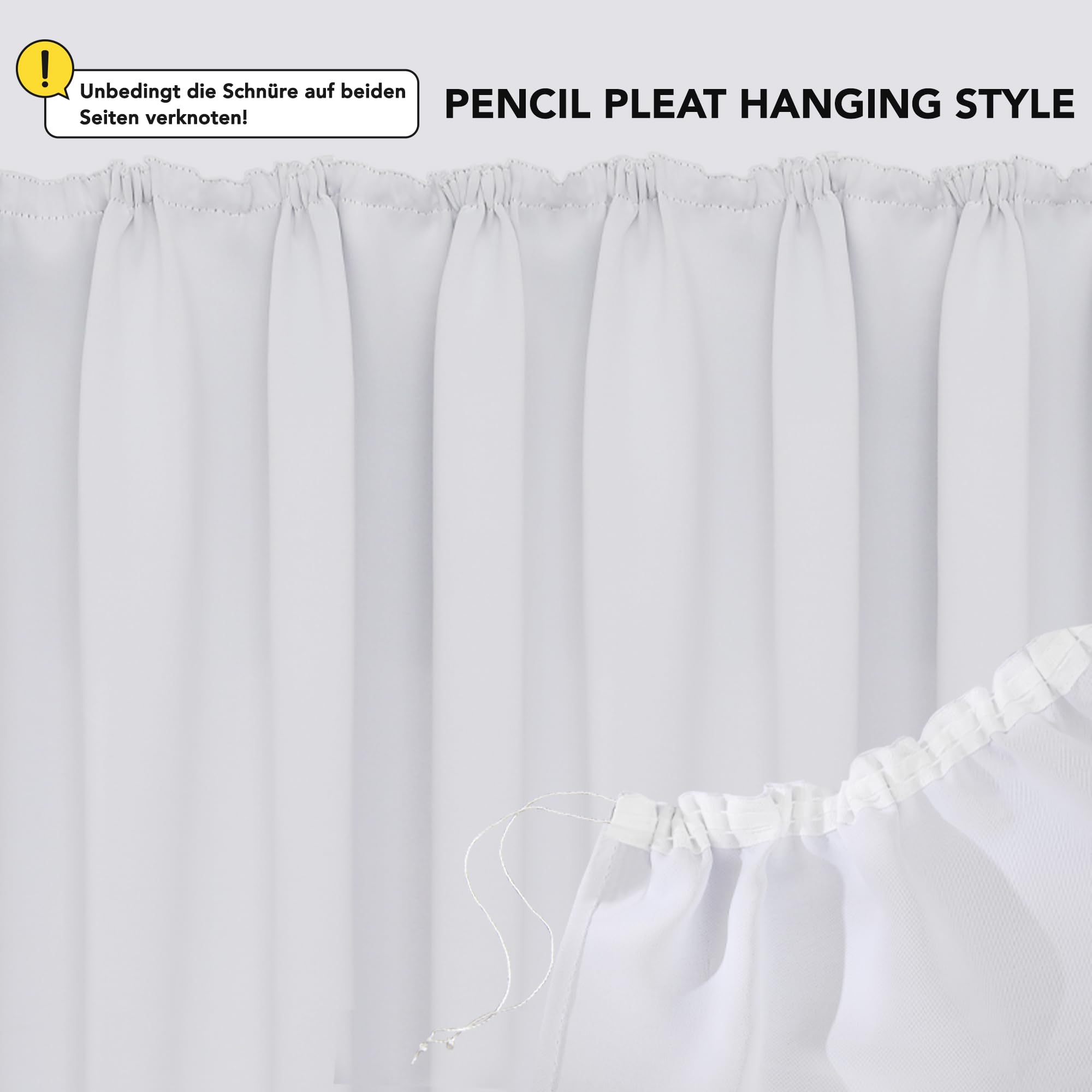 Deconovo Room Darkening Curtains Pencil Pleat Blackout Curtains Thermal Insulated Curtains for Kids Bedroom Rose Purple W55 x L69 Inch 2 Panels - Image 2