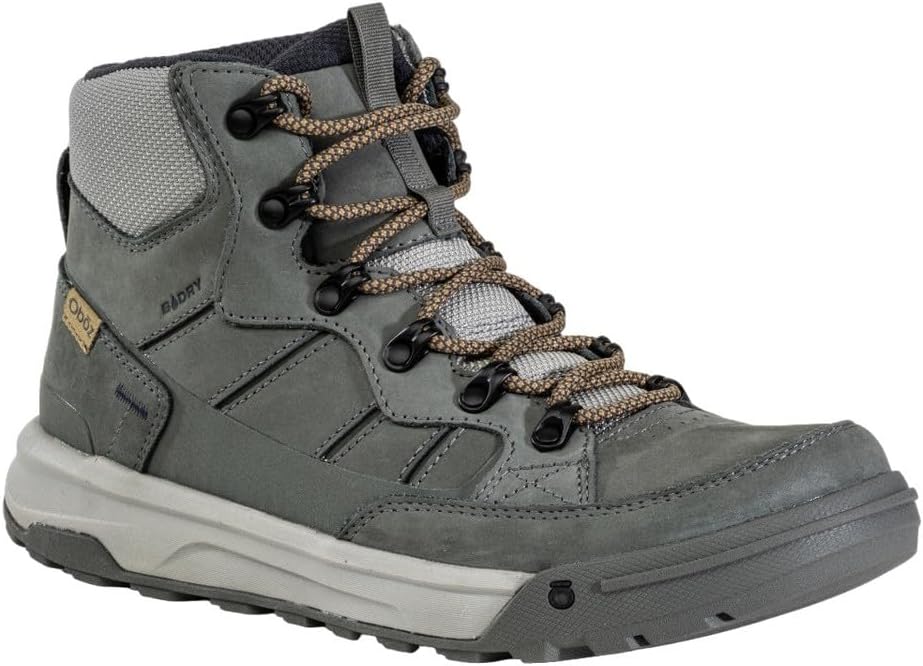 Oboz Men's Burke Mid Leather B-Dry Waterproof Hiking Boot - Image 3