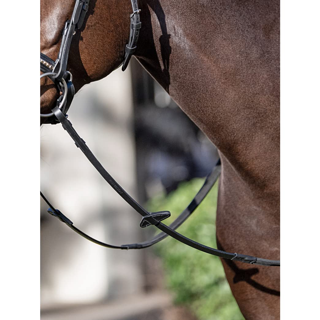 Equiline Gummizügel schwarz 147cm