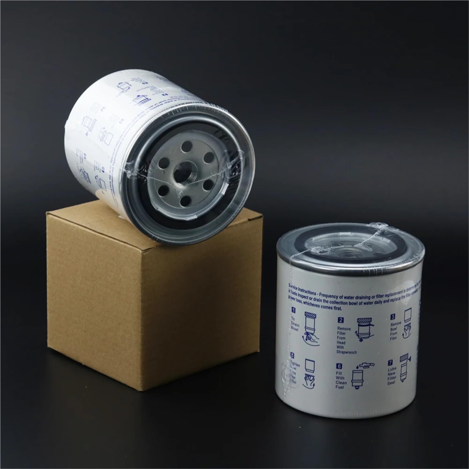 1 pz/2 pz S3213 Elemento filtrante separatore acqua/carburante con O-ring for motori fuoribordo NPT da 3/8 pollici 802893Q01 35-809097(2PCS)