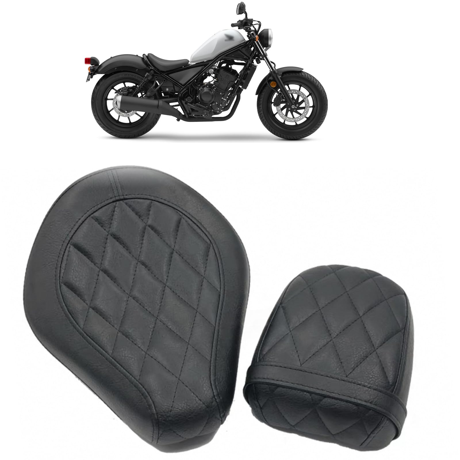 レブル250シートクッション　厚手 Amazon | For レブル250 CMX250 rebel250 レブルCMX250 SE 2017-2025