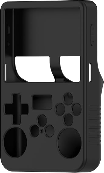 Silicone Case for R36S Handheld Game Console,Soft Sleeve Cover for R36S Black